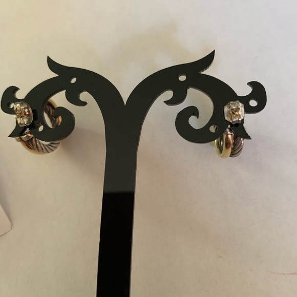 David Yurman small hoop earrings - Picture 3 of 6